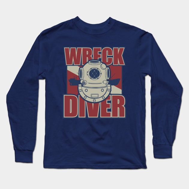 Wreck Diver Long Sleeve T-Shirt by TCP